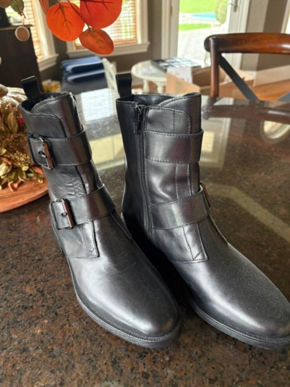 Emanuele Crasto Leather Boots Euro 38 (7.5M)